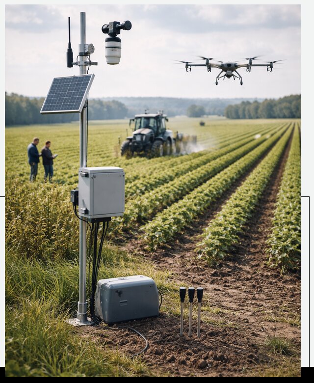 Разработка IoT мониторинга полей в Спасске-Дальнем от 8795 р. | АвикейСпс