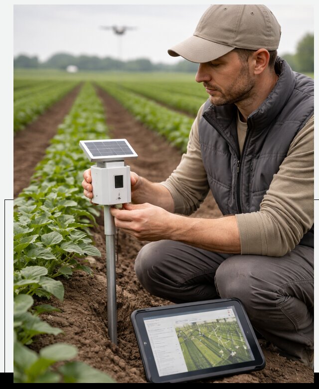 IoT мониторинг сельскохозяйственных полей и контроля в Спасске-Дальнем